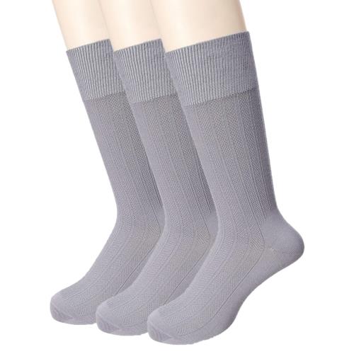 [オカモト] 24時間におわない SUPER SOX(スーパーソックス) ストライプ柄 クルーソックス メンズ