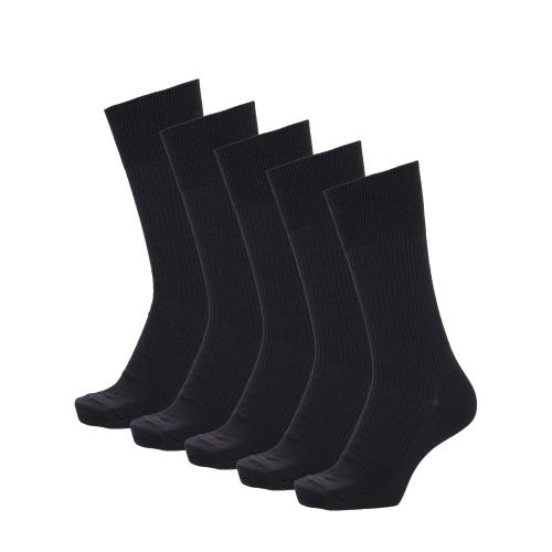 オカモト 24時間におわない SUPER SOX(スーパーソックス) リブ柄 クルーソックス