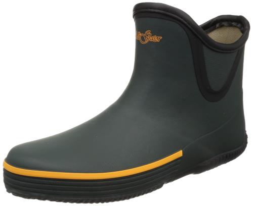 [オカモト] アリゲーター RD-124 作業靴 長靴 ガーデニング 園芸 軽作業 ショート丈 速乾吸汗裏布 運転しやすい 男女兼用 グリーン 28.0 cm