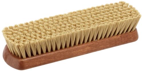 [エム・モゥブレィ] シューケア 靴磨き ツヤ出し 仕上げ用化繊毛ブラシ プロ・ブラシ(化繊) ホワイト(..