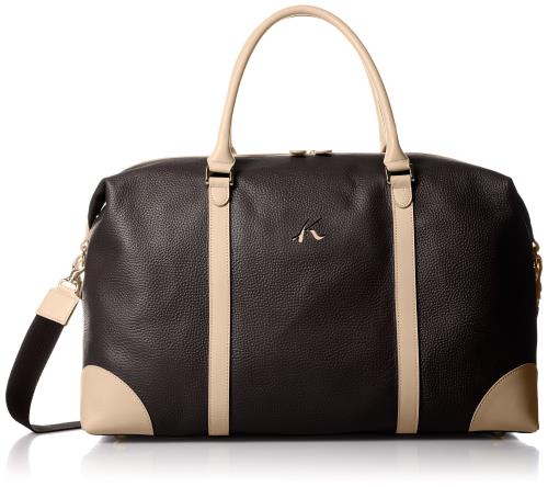 [キタムラ] ボストンバッグ 35L 27 cm R-0622 チョコ/ベージュ [茶色] 62501