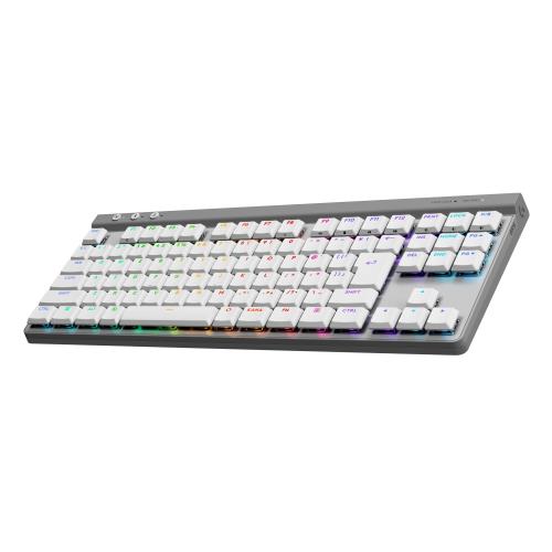 Logicool G ゲーミングキーボード G515 LIGHTSPEED TKL 薄型 ワイヤレス テンキーレス キーボード G515-WL-LNWH リニア 赤軸 静かなタイピング 日本語配列 LIGHTSPEED Bluetooth 接続対応 LIGHTSYNC RGB PC ホワイト 国内