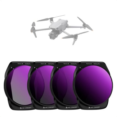 KF Concept DJI AIR 3S ѥե륿å(ND8PL+ND16PL+ND32PL+ND64PL) NDե륿 ...