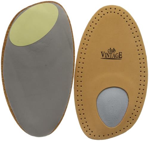 [M.モゥブレィ] 中足骨パッドで前滑り防止/ローファーのパカパカ対策 リラックスフォーム つま先 衝撃吸収 天然皮革 メンズ 63272 ベージュ メンズL(26.0~27.5cm)