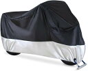 Ohuhu バイクカバー 300D厚手 バイクカバー 250cc用 大型 オートバイカバー 丈夫 防水 防塵 耐熱 UVカット 風飛び防止 収納袋付き 245x...