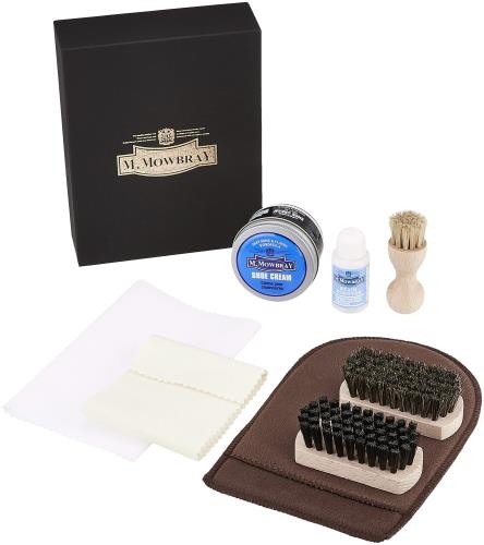 [エム・モゥブレィ] シューケア/靴磨きセット スターターセット ブラック フリー