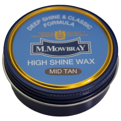 [M.モゥブレィ] シューケア製品 ハイシャイン／鏡面磨き用ワックス ミッドタン 60ml