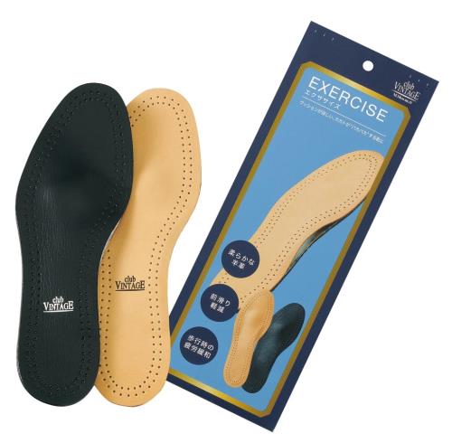 [M.モゥブレィ] 土踏まずクッション付きインソール エクササイズ 靴のサイズ調整 靴のサイズが大きい時 天然皮革使用 レディース 63807 ブラック レディスL(24.0~24.5cm)
