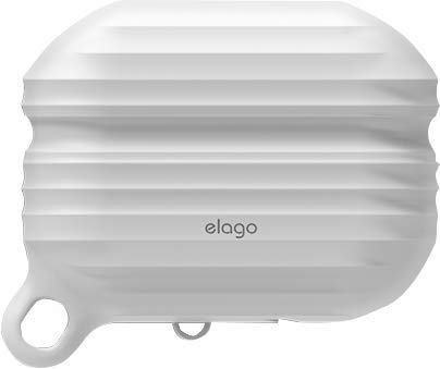 elago AirPods Pro2 AirPods Pro 対応 ケース 防水 防塵 カラビナ 付き カバー 耐衝撃 シリコン シンプル ケースカバー 衝撃 吸収 傷防止 落下防止 保護 アクセサリー [ Apple AirPodsPro MWP22J/A エアーポッズPro エアーポッズプロ / エアーポッズプロ2 対応 ] WATERPROOF