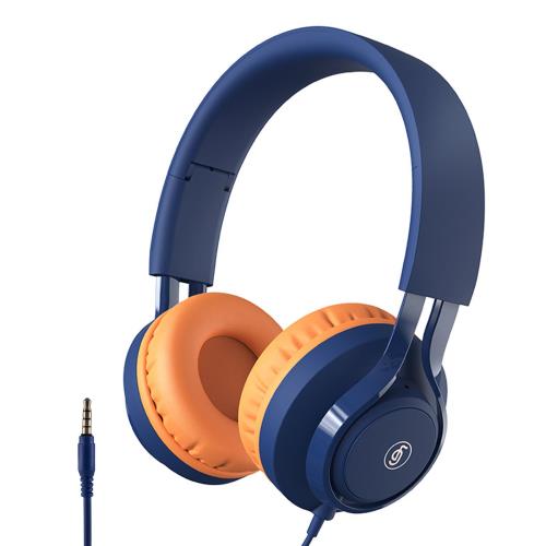 楽天FIDELAAGPTEK 子供向け ヘッドホン ヘッドフォン マイク付 折りたたみ リモート学習 オンライン授業 有線 安全な音量設定 入学祝い 聴覚保護 遮音 3.5mmオーディオジャック スマートホン ゲーム機 PCなど適用 収納ポーチ付け