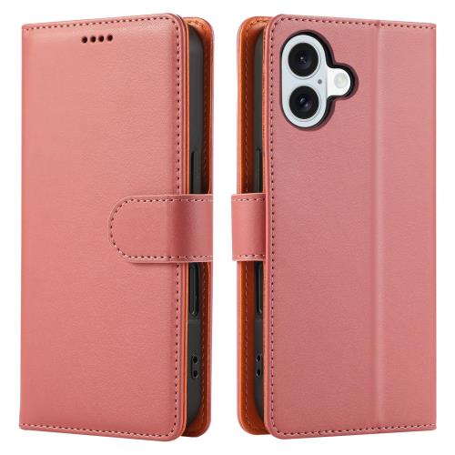 乐天商城 - J.DL直営店 iPhone 16 ケース手帳型 16手帳 スマホケース 手帳型 あいふぉん 16 携帯カバー 耐衝撃 耐摩擦 全面保護 カード収納 スタンド機能 手触りが良い 人気 上質 アイホン 16カバー 6.1インチ対応（ピンク）