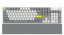 CORSAIR K70 CORE リニア RGB 104キー XDA プロファイル キーボード 赤軸ゲーミングキーボード キーキャップ交換可能 ホワイト + リストレストセット CH-9109A1E-NA