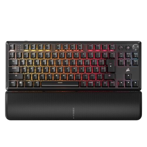 CORSAIR K70 CORE TKL Wireless MLX REDスイッチ ブラック ワイヤレスゲーミングキーボード 脱着可能パームレスト付き ワイヤレス/Blutooth/有線接続可能 日本語配列 CH-914901E-JP2