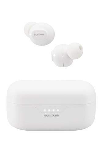 エレコム ワイヤレスイヤホン bluetooth AAC対応 Bluetooth5.3 連続再生5時間 低遅延 ホワイト LBT-TWS..