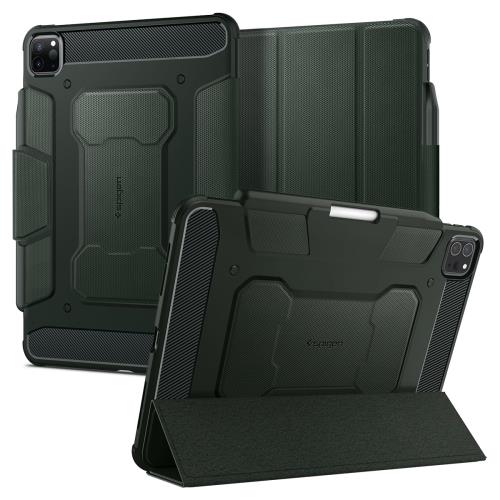 Spigen iPad Pro 11インチ ケース (2022 2021 2020 2018)用 第4/3/2/1/世代対応 カバー 三つ折り スタ..