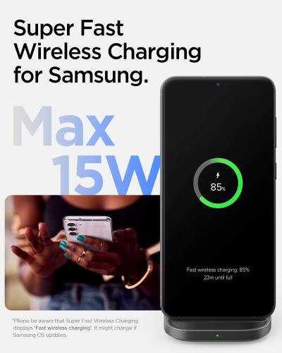 【2個セット】 エレコム W-MA04WF マグネットQi2規格対応ワイヤレス充電器(15W・卓上)しろちゃん