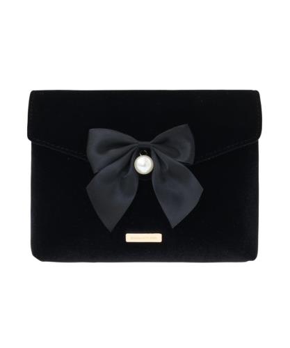 [メゾン ド フルール] アパレル ベロアポーチ レディース ブラック