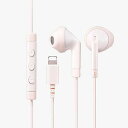 エレコム(ELECOM) Lightning接続ヘッドホンマイク FAST MUSIC(TM) EHP-LF10IMAPN ピンク