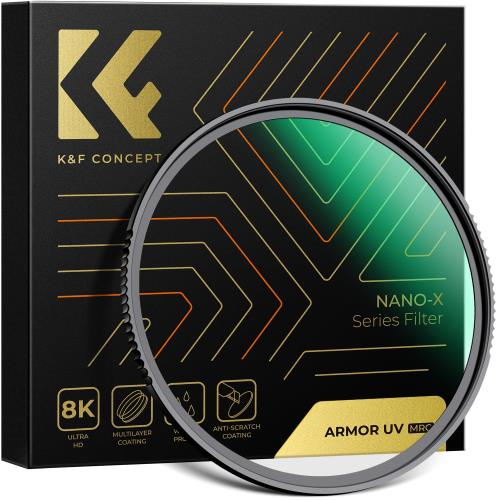 KF Concept 55mm Armor MCUVフィルター レンズ保護フィルター 防爆ガラス 高硬度 耐衝撃性 高透過率 超..