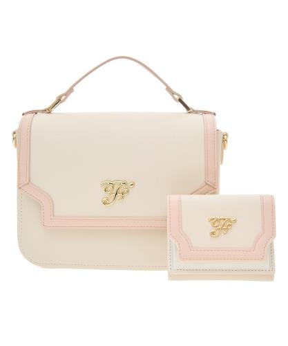 [メゾン ド フルール] ショルダーバッグ バイカラーバッグ・ウォレットセット レディース アイボリー