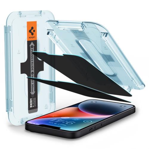Spigen EZ Fit ɻ 饹ե iPhone 14 PlusiPhone13 Pro Max  Žդå...
