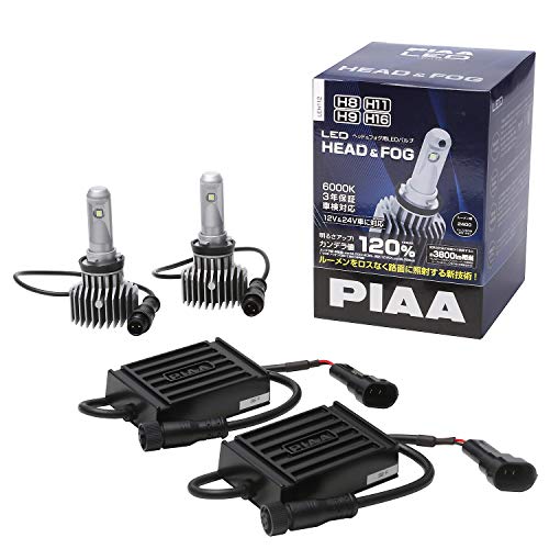 PIAA إåɥ饤/ե饤 LEDХ H8 / H9 / H11 / H16 6000K 42000cd 3800lm...