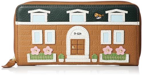 [キタムラ] 長財布 イギリスのお家 ZH0336 オーク/ダークグリーン [茶色] 63321
