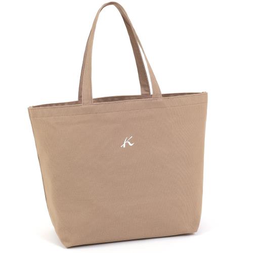 [キタムラ] キャンバス地 A4サイズ対応トートバッグ BN0001 レディース カフェオレ [茶色] 67671