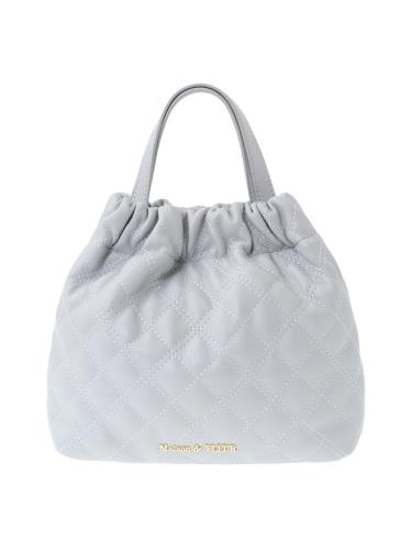 [メゾン ド フルール] アパレル ECキルティング巾着バッグ レディース サックスブルー