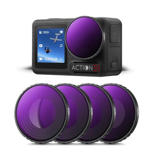 KF Concept DJI Osmo Action 4/5 PRO NDե륿å (ND8+ND16+ND32+ND64) ...