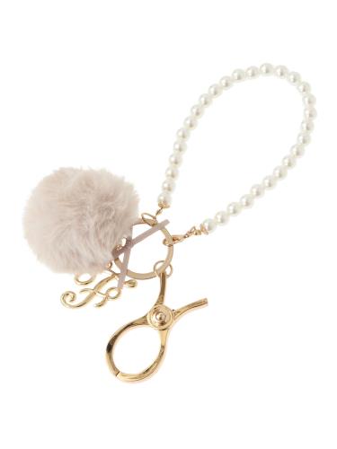 [メゾン ド フルール] アパレル ファーボールグローブホルダー レディース ライトベージュ