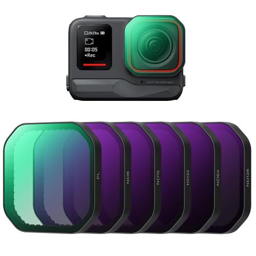 KF Concept Insta360 Ace pro2ѥե륿å(PL+ND8+ND16+ND32+ND64+ND128) ND...