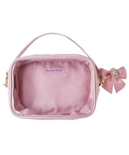[メゾン ド フルール] ポーチ・巾着 ECクリアポーチM レディース ピンク