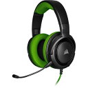 Corsair ゲーミングヘッドセット HS35 STEREO Stereo Gaming Headset -Green- (PC PS5 PS4 Xbox s...