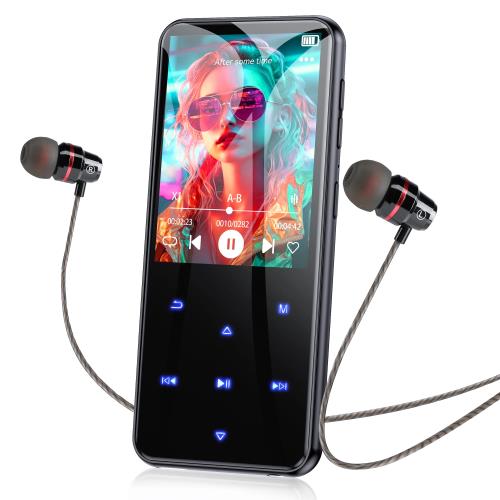 「2024新登場」 MP3プレーヤー AGPTEK Bluetooth5.3 64GB内蔵 2.4スクリーン スピーカー搭載 HiFi 音楽..