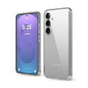elago Galaxy S25 対応 ケース 耐衝撃 クリア スマホケース カメラ レンズ 保護 透明 カバー クリアケース [ GalaxyS25 サムスン...