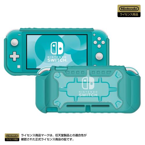 任天堂ライセンス商品タフプロテクター for Nintendo Switch Lite クリア✕ターコイズ Nintendo Switch ..