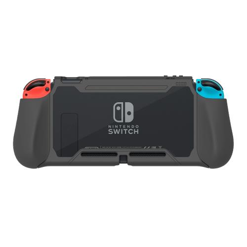 任天堂ライセンス商品タフプロテクター for Nintendo Switch クリア×ブラックNintendo Switch 旧モデル専用