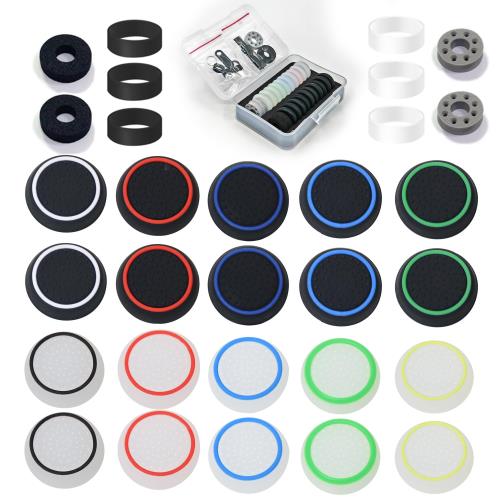 ZHI-NYLLDJS PS5/4対応 Xbox対応 Switch プロ コントローラーに対応 スティック カバー コントローラー スティック保護リング アシス...