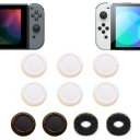 ZHI-NYLLDJS スイッチ/有機EL/ライト対応 フリーク switch適用スティックカバー ジョイコン スティックカバー アナログスティックカバー switch/有機EL/lite 対応 スティックカバー アシストリング(スティック カバー10個セット)ホワイト(2)
