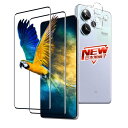 2+2枚セット 対応 Xiaomi Redmi Note 13 Pro + 5G ガラスフィルム 2枚 + レンズ保護フィルム 2枚 指紋認証 対応 Redmi Note 13 Pro Plus 5G フィルム 強化ガラス 硬・