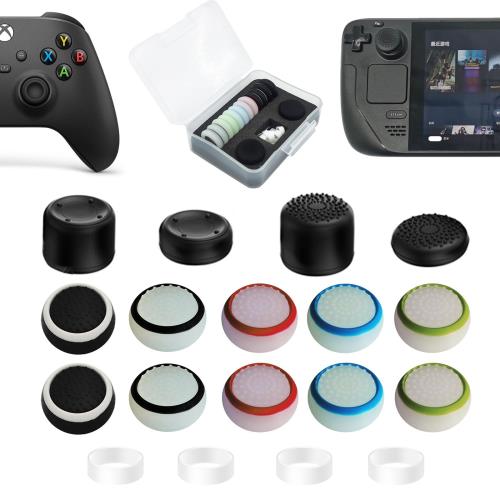 ZHI-NYLLDJS フリーク Steam Deck対応 Xbox対応 コントローラー フリーク コントローラー スティック カバー アシストリング 収納ケー...