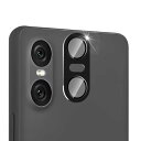 ZXZone Xperia 10 VI カメラフィルム アルミ合金製+AR高透過率強化ガラス エクスペリア 10 VI SO-52E SOG14 レンズ保護 カメラカバー レンズ保護 フィルム 防爆裂 ・耐衝撃・スクラッチ防止・露出オーバー防止・ケースに干涉なし(1枚) (Xperia 10 VI, ブラック)(2)