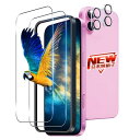 2+2枚セット ガイド枠付き 対応 iPhone 16 ガラスフィルム 2枚 + レンズ保護フィルム 2枚 6.1インチ 指紋認証 対応 アイフォン16 フィル...