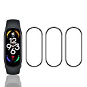 3枚セット 対応 xiaomi smart band 7 / band 8 フィルム ガラスフィルム 3枚 PET複合材 炭素繊維 高透過率 対応 シャオミ ス...