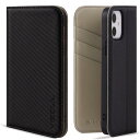 VISOUL iPhone12miniケース レザー アイフォン12ミニケース 手帳型 本革 レザー スマホケース カード収納 携帯ケース 全面保護 マグネット...