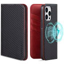 VISOUL iPhone15Pro Max ケース 手帳型 本革 MagSafe対応 アイフォン15プロマックス 手帳型ケース スマホケース レザーケース カ...