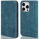 VISOUL iphone14 Pro ケース 手帳型 本革 スマホケース レザーケース 手帳型ケース アイフォン14 Pro ケース カード収納 携帯ケース ...