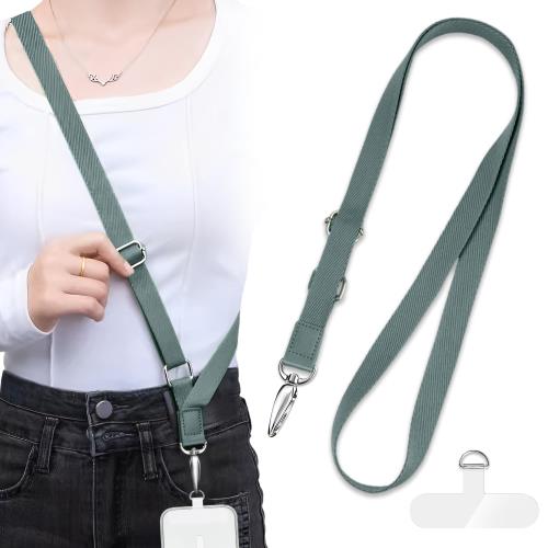 [ZXZone] スマホショルダー 斜めがけ首掛け肩掛け 携帯ストラップスマホストラップ長さ調節可能 ストラップ 1本+タグパッチ1枚入り ストラップ ショルダーストラップ ロング ネックストラップ スマホ用 パスケース 肩掛け 首かけ ブランド 紛失・落下・盗難防止 iphone andro
