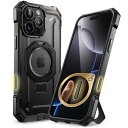 SUPCASE iPhone 16 Pro ケース 6.3インチ 2024 カメラコントロールボタン MagSefe対応 内蔵リング スタンド 横縦両立 超強磁力 耐衝撃 軍用規格保護 四角強化 滑り止め ワイヤレス充電対応 UBGripシリーズ